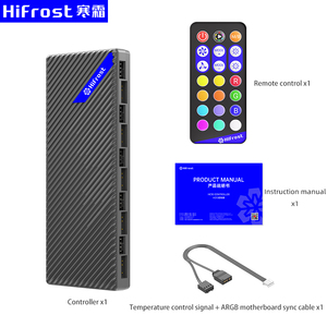 Nhà máy sản phẩm mới coolmoon chơi game Phụ kiện PC điều khiển từ xa 10argb + 10pwm giao diện điều khiển máy tính người hâm mộ Hub - Product Image 6