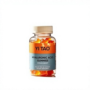 Complément alimentaire OEM sans sucre à l'acide hyaluronique et aux vitamines en gommes, aide à soulager la fatigue et à favoriser la santé de la peau et des ongles - Product Image 1
