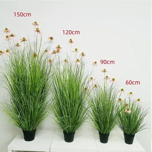 Planta Artificial en Maceta para Decoración de Interiores, Planta Verde de Calidad, Flores Artificiales de Gran Tamaño (150 cm) - Product Image 6