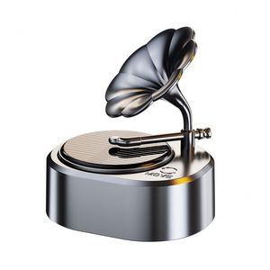 CREST Diffuseur de parfum solaire moderne pour voiture en alliage de zinc, longue durée, haut de gamme, créatif et décoratif, avec plateau tournant - Product Image 5