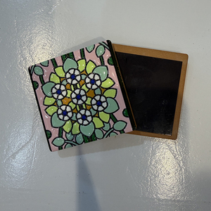 Imán para Refrigerador de la Catedral de Mallorca en Terracota - Recuerdo de Viaje de España Pintado a Mano y Esmaltado - Product Image 6