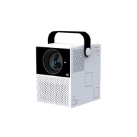 Projecteur portable WJ.Y2 1080P HD Système Android 9.0 Batterie intégrée 5200mAh et haut-parleurs
