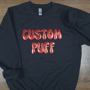 เสื้อสวมหัวแบบสวมหัวมีฮู้ดลายนูนเสื้อสเวตเตอร์แบบสวมหัวโฟม3D ไวนิลพิมพ์ลายนูนสำหรับทีมออกแบบได้ตามต้องการ - Product Image 3