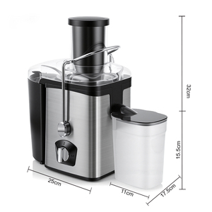 Extracteur de jus en acier inoxydable avec <span class=keywords><strong>goulotte</strong></span> d'alimentation de 70 mm, 1000 W, gobelet de 600 ml, conception silencieuse <span class=keywords><strong>pour</strong></span> la préparation de jus de fruits à domicile R.2955 - Product Image 6