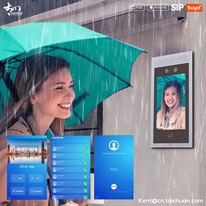 Videocitofono Smart per appartamento con riconoscimento facciale TCP sistema di interfono di rete e <span class=keywords><strong>campanello</strong></span> - Product Image 6