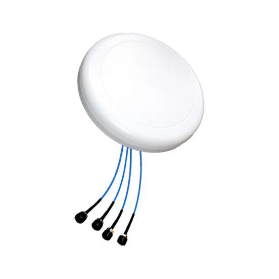 High Gain 600-4000MHz 4-Port Indoor Omni Ceiling Mount Antennas,N | 4.3-10 Female for 5G 4G LTE DAS Indoor Signal Coverage, OEM