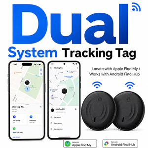 อุปกรณ์ติดตามขนาดเล็กที่ดีที่สุดสำหรับ Android และ IOS รองรับการชาร์จไร้สาย ระบุตำแหน่งได้ ใช้งานได้ทั่วโลก สำหรับกระเป๋าเงินและสกู๊ตเตอร์ - Product Image 1
