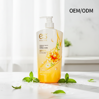 Gel Douche Corps Hydratant et Rafraîchissant à l'Extrait Herbal, Acide Faible, Parfumé, Lisse, Adoucissant, Éclaircissant et Charmant