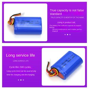 18500 a due corde 7.4V 1200mAh batteria agli ioni di litio per attrezzature mediche giocattoli lampade da minatore batterie per auto-commercio all'ingrosso - Product Image 3