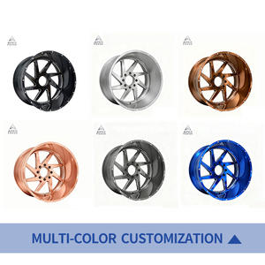 Alluminio 22 <span class=keywords><strong>24</strong></span> pollici Cool Multi raggi cerchi in fusione per SUV 4x4 ruote auto con 5 6 8 fori nuova condizione nero all'ingrosso - Product Image 4