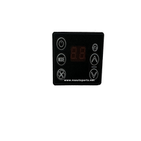 Panneau de commande de climatiseur automobile LED interrupteur tactile universel pour système de climatisation de voiture