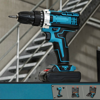 Nouvelle perceuse-visseuse sans fil 21V avec mandrin sans clé de 10 mm, perceuse électrique pour le bricolage à domicile, perçage et vissage
