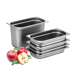 Daosheng Eu Stijl All Size Anti-Jam Roestvrijstalen Stoomtafel Pan Gastronorm Container Hotel Gn Voedselpan