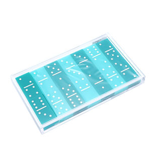 ชุดโดมิโนอะคริลิค28ชิ้นพร้อมกล่องอะคริลิคแบบกำหนดเอง - Product Image 2