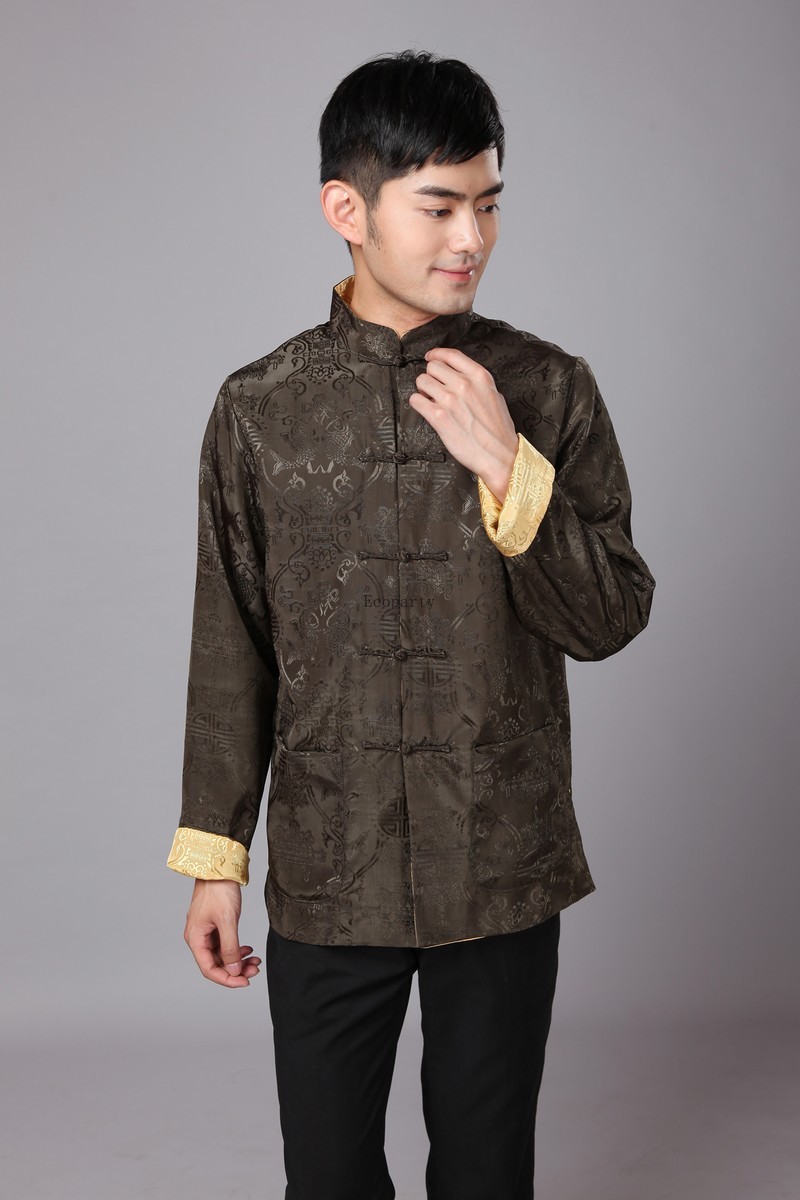 chinese dress shirt for men Mandarin Collar Shirts for Men: Modern Styles