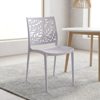 Chaise de salle à manger empilable en plastique PP, colorée, pour bistro et restaurant – Offre spéciale