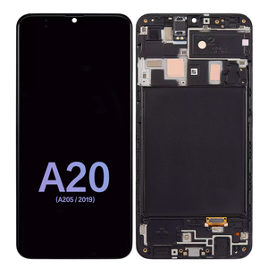 Écran tactile OLED de remplacement pour téléphone portable de 6,4 pouces, assemblage de numériseur pour <span class=keywords><strong>Samsung</strong></span> <span class=keywords><strong>A20</strong></span> A205 - Product Image 1