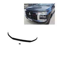 Protecteur de capot noir mat, déflecteur de capot pour L200 Mitsubishi Triton 2023 2024 2025, accessoires extérieurs