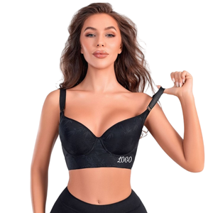 Bonne qualité gros <span class=keywords><strong>seins</strong></span> levage armature large bande soutien-gorge grande taille femme soutien-gorge large bande Bralette soutien-gorge de contrôle des graisses - Product Image 3