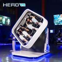 HEROVR al aire libre educativo 360 VR Montaña Rusa simulador de vuelo Parque de Atracciones Recinto Ferial realidad Virtual carreras CENTRO COMERCIAL