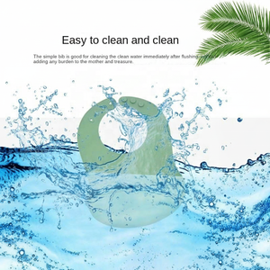 Baberos de Silicona de Grado Alimenticio Personalizables al por Mayor, Juego de Alimentación para Bebés, Baberos de Silicona Impermeables para Bebés - Product Image 4