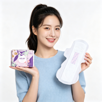 Protège-slips jetables ultra doux pour femmes, haute absorption, avec ailettes, pour le jour et la nuit, serviettes hygiéniques menstruelles anioniques