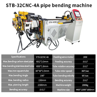 Dobladora de tubos automática de alta calidad STM, máquina dobladora de tubos Cnc, mandril