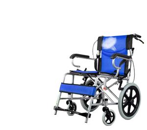 Silla de ruedas portátil Plegable ligera al por mayor, silla de ruedas ajustable para discapacitados, silla de ruedas de 24 pulgadas - Product Image 1