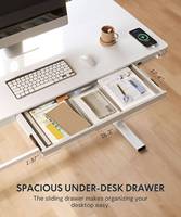Bureau d'étude de conception scandinave avec tiroir pour la table d'écriture en bois de chambre d'enfants