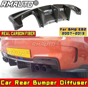 ดิฟฟิวเซอร์กันชนหลัง E82 คาร์บอนไฟเบอร์แท้ สไตล์ MP ชุดแต่งลิ้นกันชนหลัง สำหรับ BMW E82 2007-2013 อุปกรณ์ตกแต่งรถยนต์ - Product Image 4