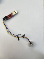 Modul Biometrik Tertanam BFM743E Pemindai Sidik Jari 508DPI UART TTL Tahan Suhu Luas Berbasis Linux Penyimpanan Cloud Layar Sentuh