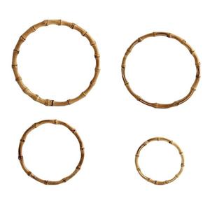 Asas de bambú natural ecológicas y tradicionales para bolsos y utensilios de cocina - Dorado/Níquel, Marca BSM - Product Image 5