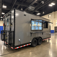 Camion à gaufres de qualité commerciale, remorque alimentaire personnalisée pour crêpes, chariot à desserts certifié CE