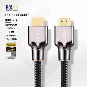 สาย HDMI 2.2 Ultra 96 ที่ได้รับการรับรอง รองรับความละเอียด 16K/60Hz Ultra HD สำหรับส่งสัญญาณภาพและเสียง แบบหัวต่อชายต่อชาย สำหรับทีวี จอภาพ และโปรเจคเตอร์ - Product Image 1