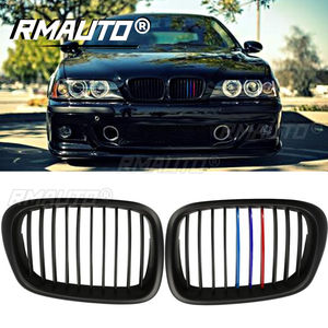 1 Par de Rejillas Delanteras para Coche Estilo M Sport, Rejilla de Carreras Negra Mate para BMW E39 Serie 5 1997-2003, Kit de Estilización de Carrocería - Product Image 1