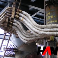 Four métallurgique de haute qualité de fonderie de plomb de fours à arc submergés 100kw pour la fonte de fer d'acier de ferraille