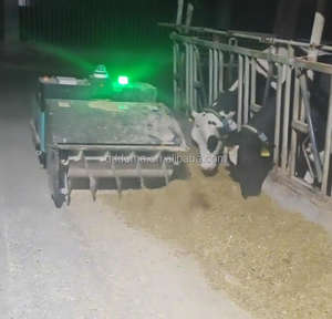 Robot Dispensador de Alimento para Todo Clima, Resistente al Agua, con Control Remoto, Monitoreo por Aplicación/<span class=keywords><strong>PC</strong></span> para Grandes Ganados Lecheros - Product Image 2