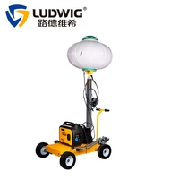 4.5m/5.5m Telescopic Mast Portable Mobile Vehicle-Mounted Balloon Light Tower Generator IP65 Construction Industrial LED Diesel