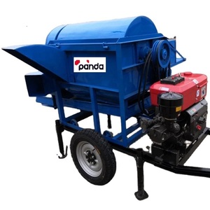 Vendita calda 800Kg/ora trebbiatrice di riso frumento trebbiante/trebbiatrice di fagioli Diesel - Product Image 2