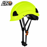 Casque de sécurité industriel pour ouvriers du bâtiment HBC ANSI Z89.1 TYPE1 CLASSE G CE EN397 avec mentonnière, casque léger et robuste