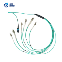 Câble de raccordement MPO 12/24/48 cœurs 40G MPO vers MPO, fibre optique monomode 3M LSZH OM3 OM4 OS2