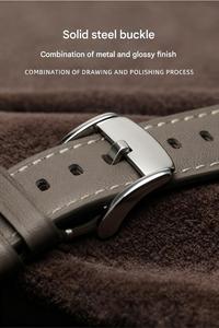 Bracelet en cuir Upro 22 mm pour Huawei Watch GT 6 5 4 3 46 mm, bracelet en cuir de vachette pour affaires, bracelet de remplacement - Product Image 3