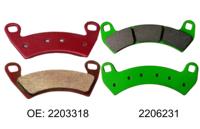 UTV ATV QUAD Plaquettes de frein à disque avant arrière pour POLARIS Ranger RZR XP 1000 RS1 Turbo S General 400 500 700 800 4X4 2X4 2203747 Pad