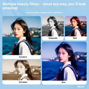 กล้องดิจิตอล5K การ์ด12ล้านพิกเซล1080P FHD Compact 18X ซูมดิจิตอลกล้อง vlogging แบบพกพาที่เรียบง่ายสำหรับนักเรียน - Product Image 5