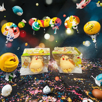 Jouets anti-stress en PVC de forme variée, petits desserts liquides mignons de dessin animé, à presser, unisexes, à partir de 14 ans