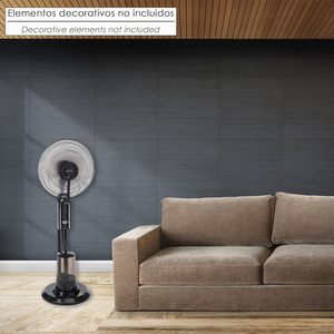 Ventilatore a piantana con nebulizzatore 75W Ø/40 cm. - Product Image 3