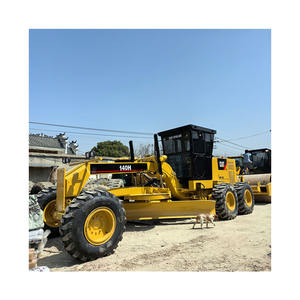 Niveleuse sur pneus d'occasion en excellente condition à bas prix Caterpillar 140H 140G 140K Machine de terrassement pour mines de construction à vendre - Product Image 5