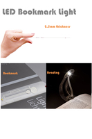 Vente en gros mini lampe de lecture avec clip veilleuse de lecture à LED petite lampe de lecture à LED portable pour le lit