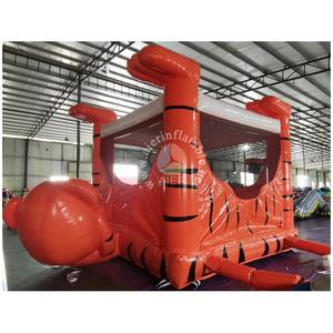 Commercial <strong>Tiger</strong> Belly Bouncer Inflatable Bounce House Combo Cartoon <strong>Tiger</strong> Inflatable Animal <strong>Jumper</strong> for Kids Party Rental - Product Image 3