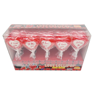 Hete Verkopende Lolly 'S Hartvormige Fruitige Lolly 'S Halal Snoepjes Lolly 'S Snoep Liefde Hartvormig